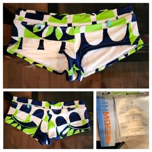 2/$25 SALE  Blue/Green/White Bikini Bottom Separate, Size S/P